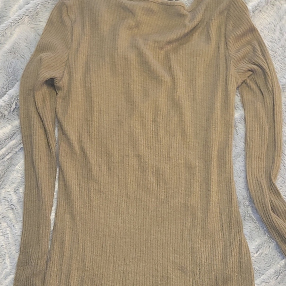 SAESED threads brown longer sweater. - Picture 5 of 8